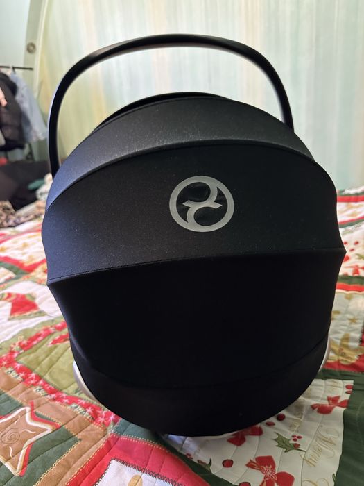 Автолюлька Cybex cloud Q + адаптеры к коляске Anex