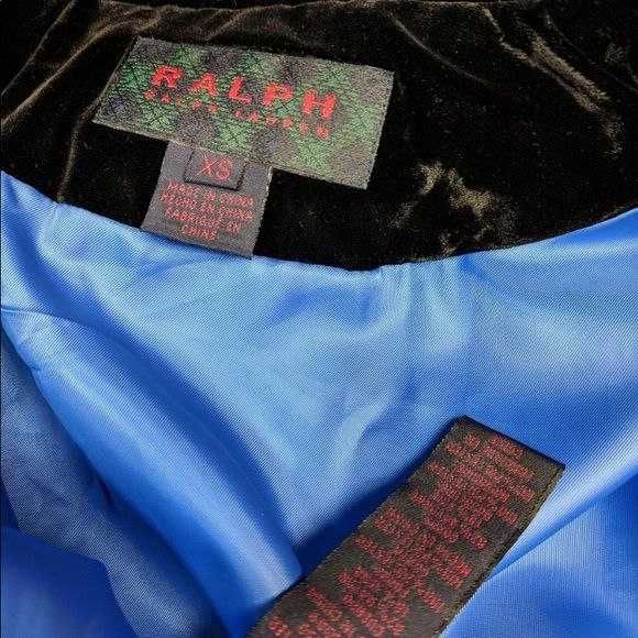 Великолепный пуховик Ralph Lauren из бархата (шёлк и вискоза) р. хс