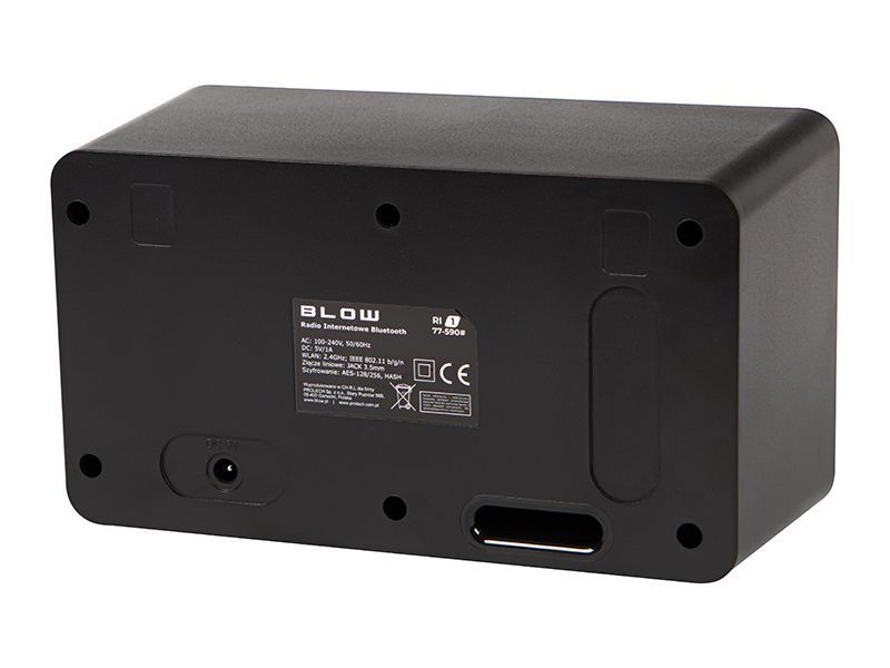 Przenośne radio internetowe Wi-Fi Bluetooth budzik 2.4'' BLOW RI1