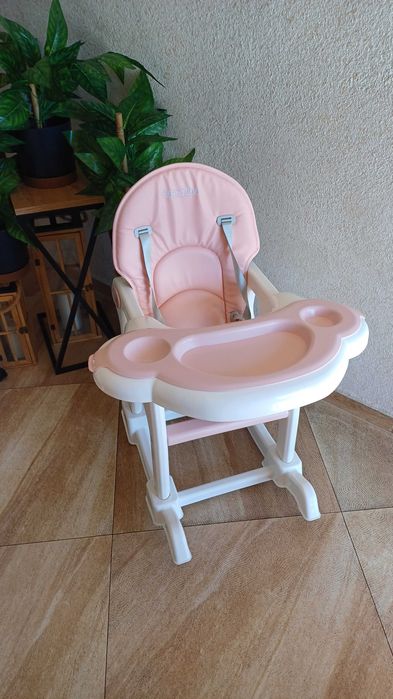 Krzesełko do karmienia ze stoliczkiem składane wielofunkcyjne 5w1