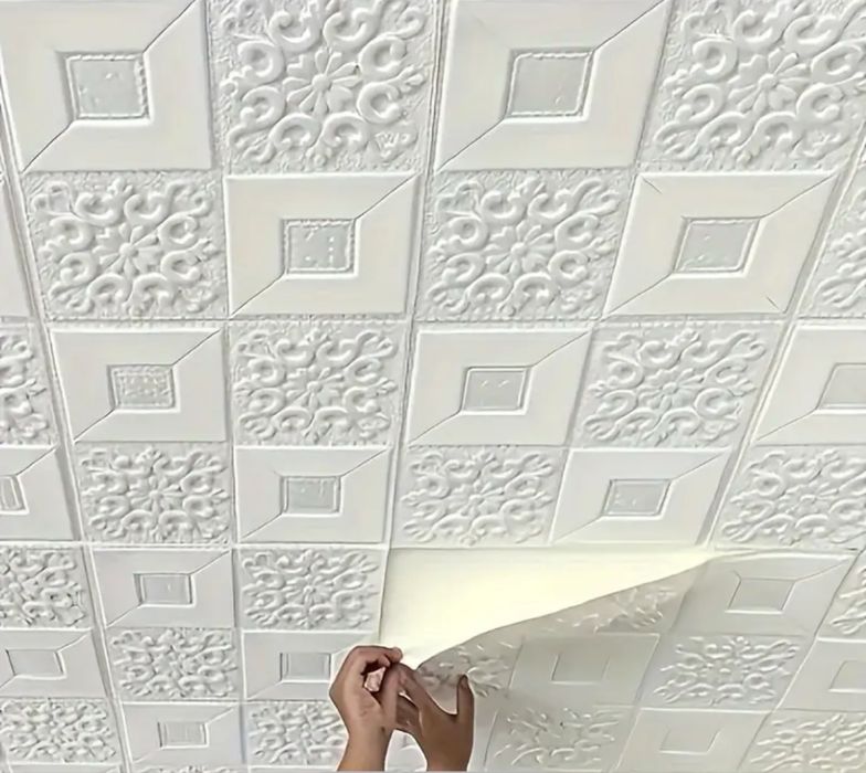 Настінно-стельові 3д панелі самоклеюча за панель декор для стін ПВХ