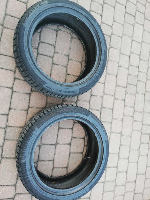 Opony zimowe 2 szt. para Continental rozmiar 205 50 R 17