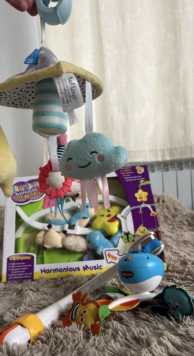 Музичний мобіль Tiny Love + 2 у подарунок