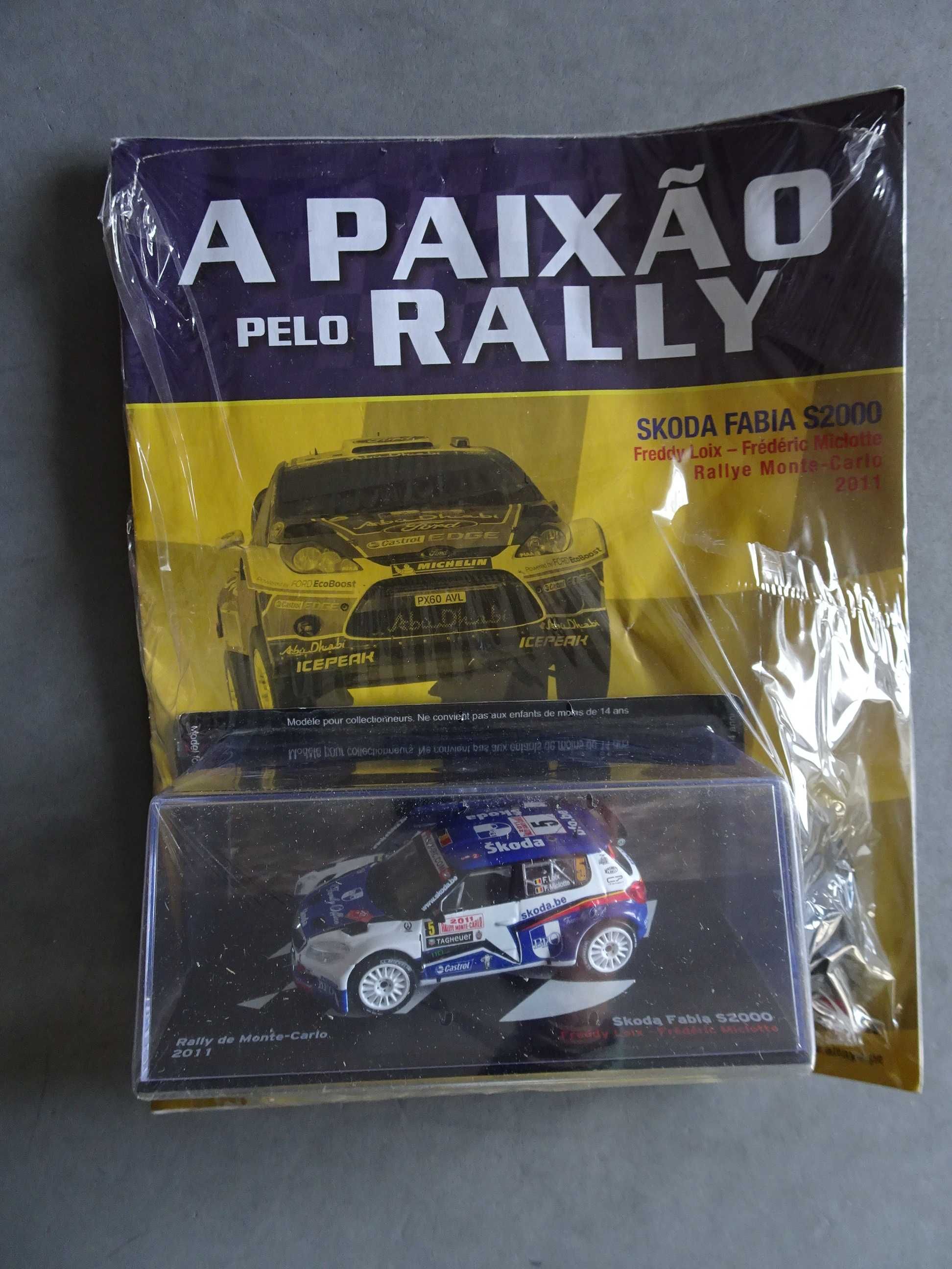 Miniatura Altaya - Skoda Fabia S2000 - Freddy Loix - Frédéric Miclotte