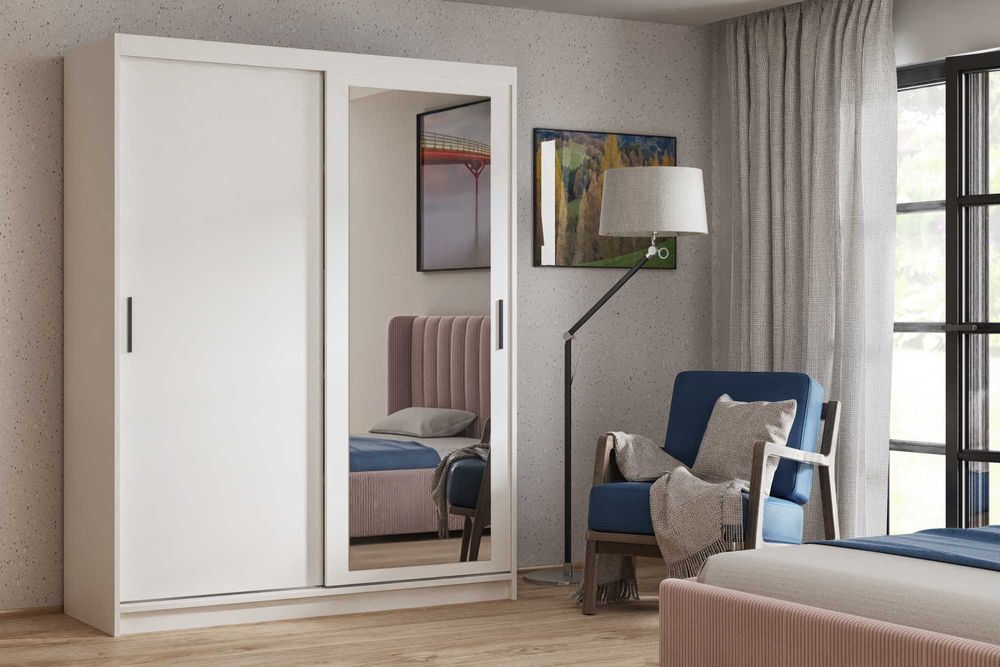 Szafa przesuwna Helena z lustrem 160x200 różne wymiary i kolory Gratis