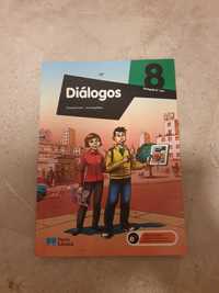 Manual português "Diálogos 8°ano"