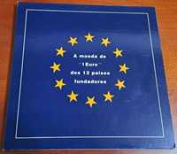 Coleção moedas 1 euro dos 12 fundadores da União europeia 2002