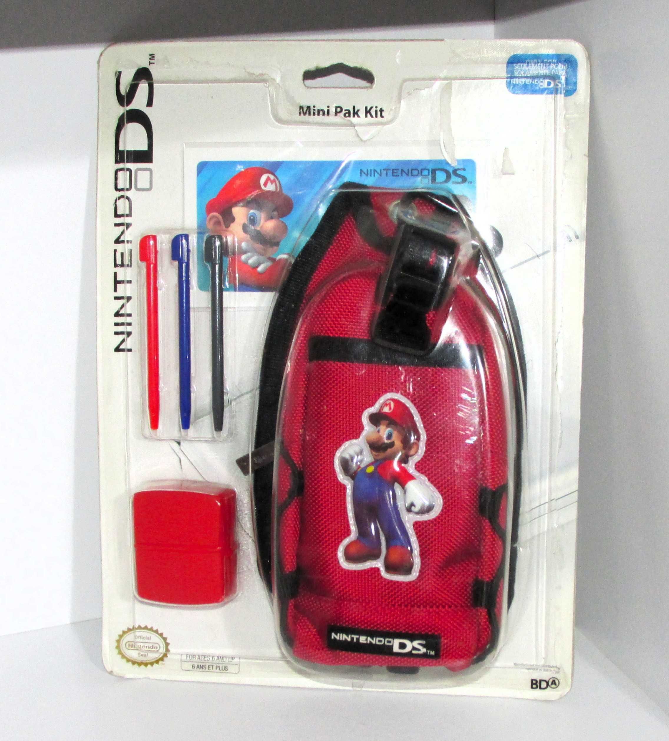 Mario Mini Pack Kit Nintendo DS Novo/Selado/Raro