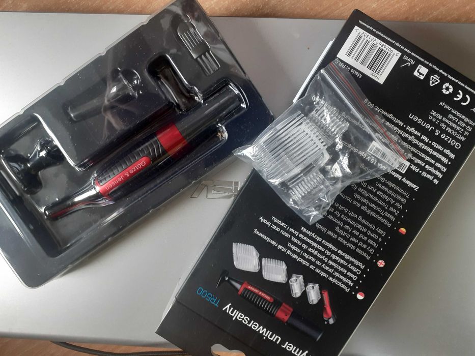 Trymer do brody uszu i inne opce duzo koncowek. na baterie