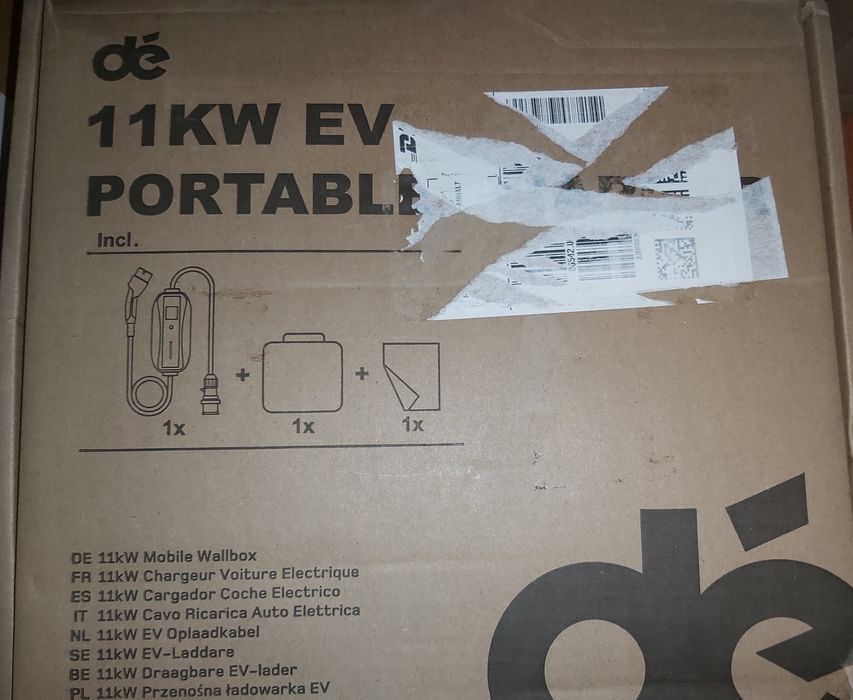 Carregador portátil para veículos elétricos de 11kW