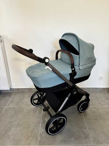 [OUTLET] Cybex Eos Lux Wózek Głęboko-Spacerowy Rama Frame Stormy Blue