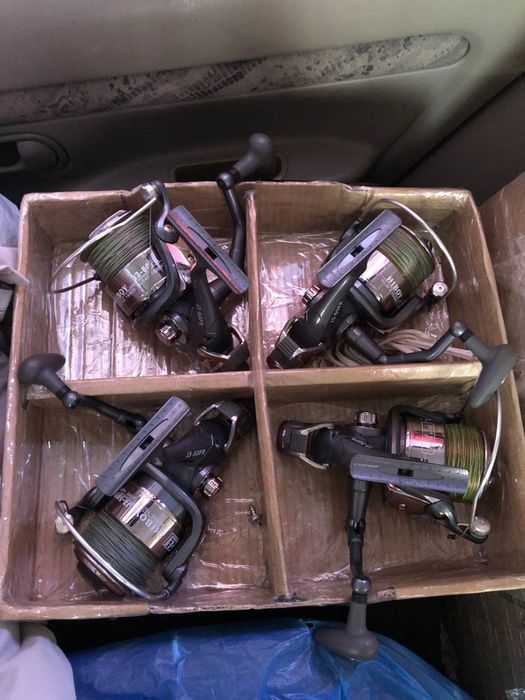 Вудилища коропові, котушки, кораблик,сигналізатори коропова риболовля