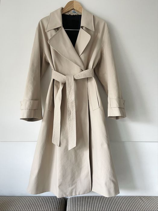 Massimo Dutti Trencz jasny beż