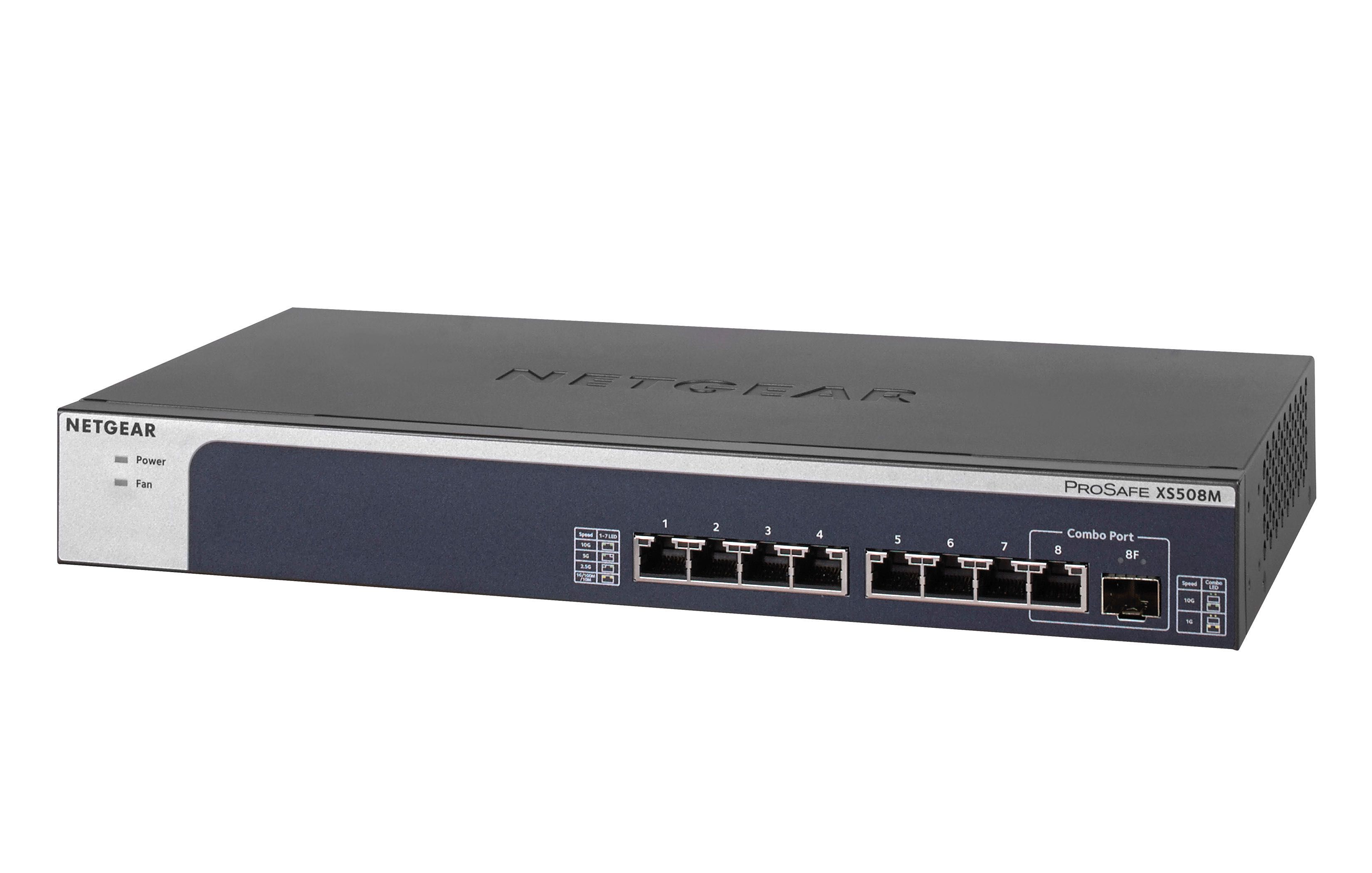 Комутатор Свич Netgear XS508M - 8Port 10G/5G/2.5G/1G