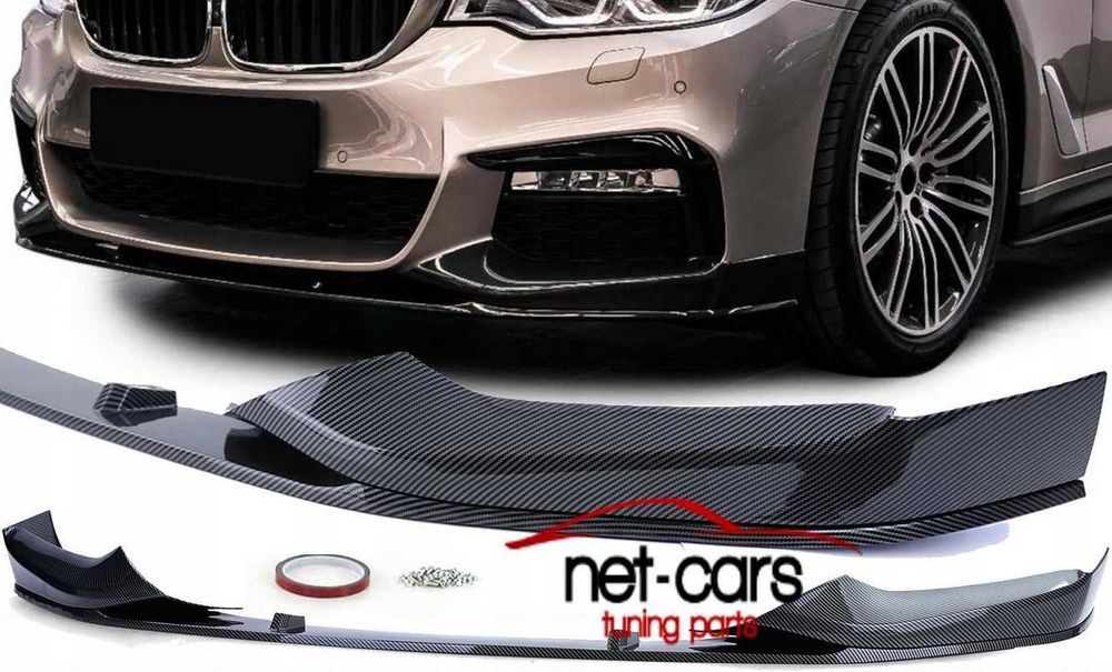 Spoiler Dokładka przód BMW 5 G30 G31 M Pakiet Carbon