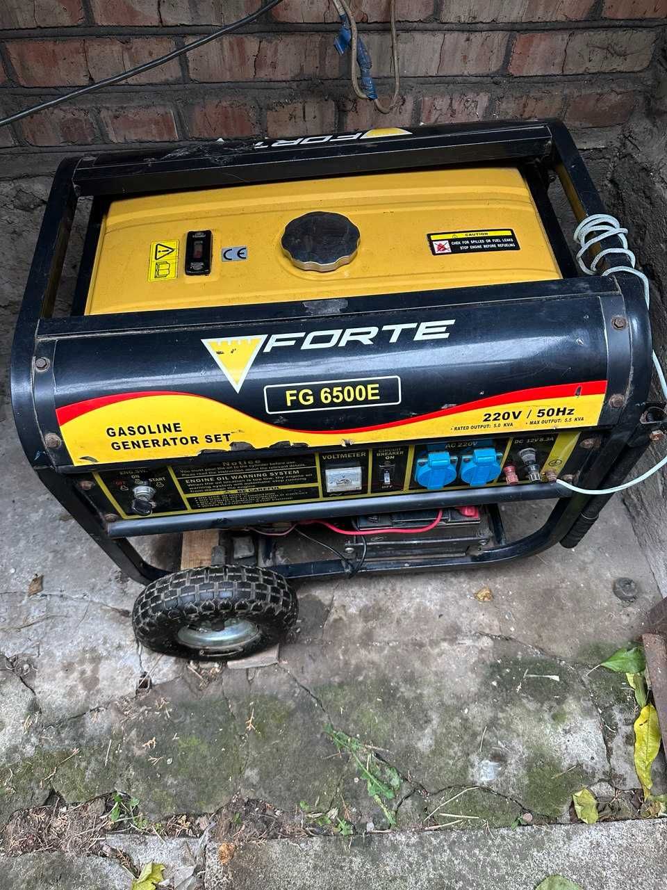 Генератор бензиновый Forte FG6500E