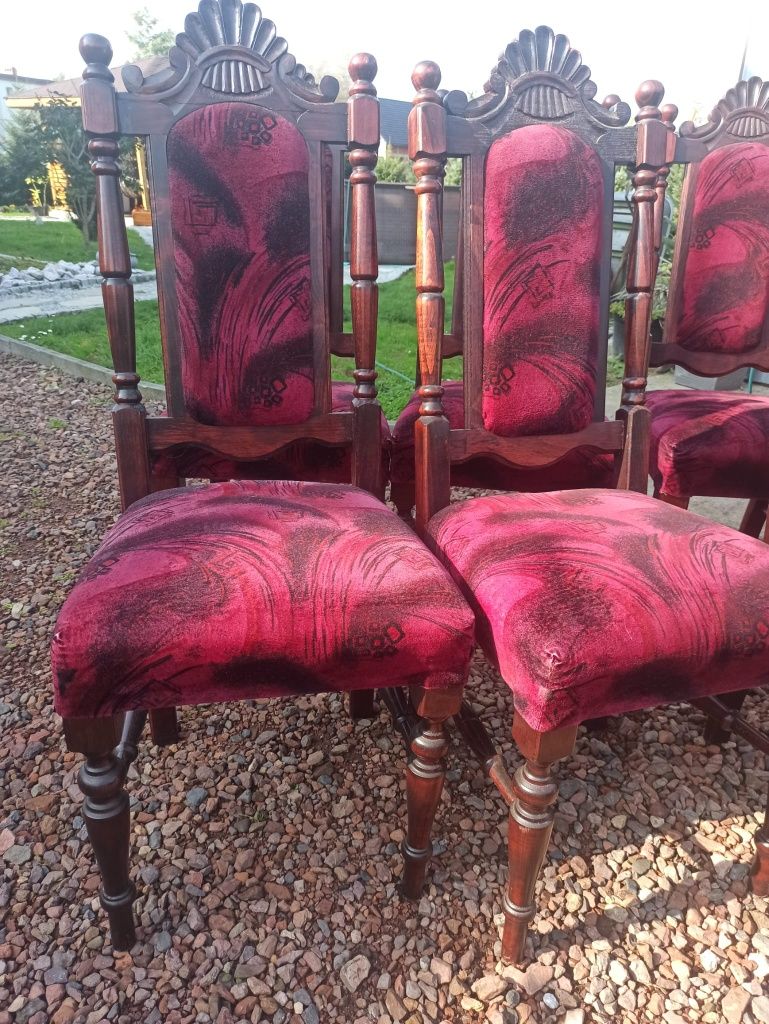 Krzesła drewniane 8 sztuk