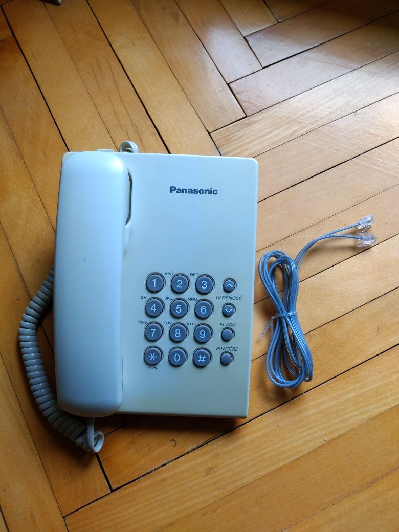 Telefon stacjonarny Panasonic KX-TS500PDW