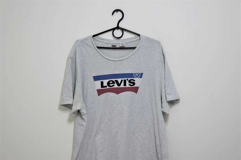 Levi's szary T-Shirt super stan XL