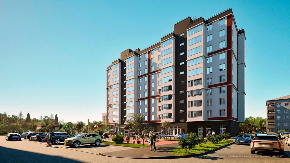 ЯГОТИН продаж нової 1к квартири 42,10м2 ЖК "ЦЕНТР" ВІД ЗАБУДОВНИКА