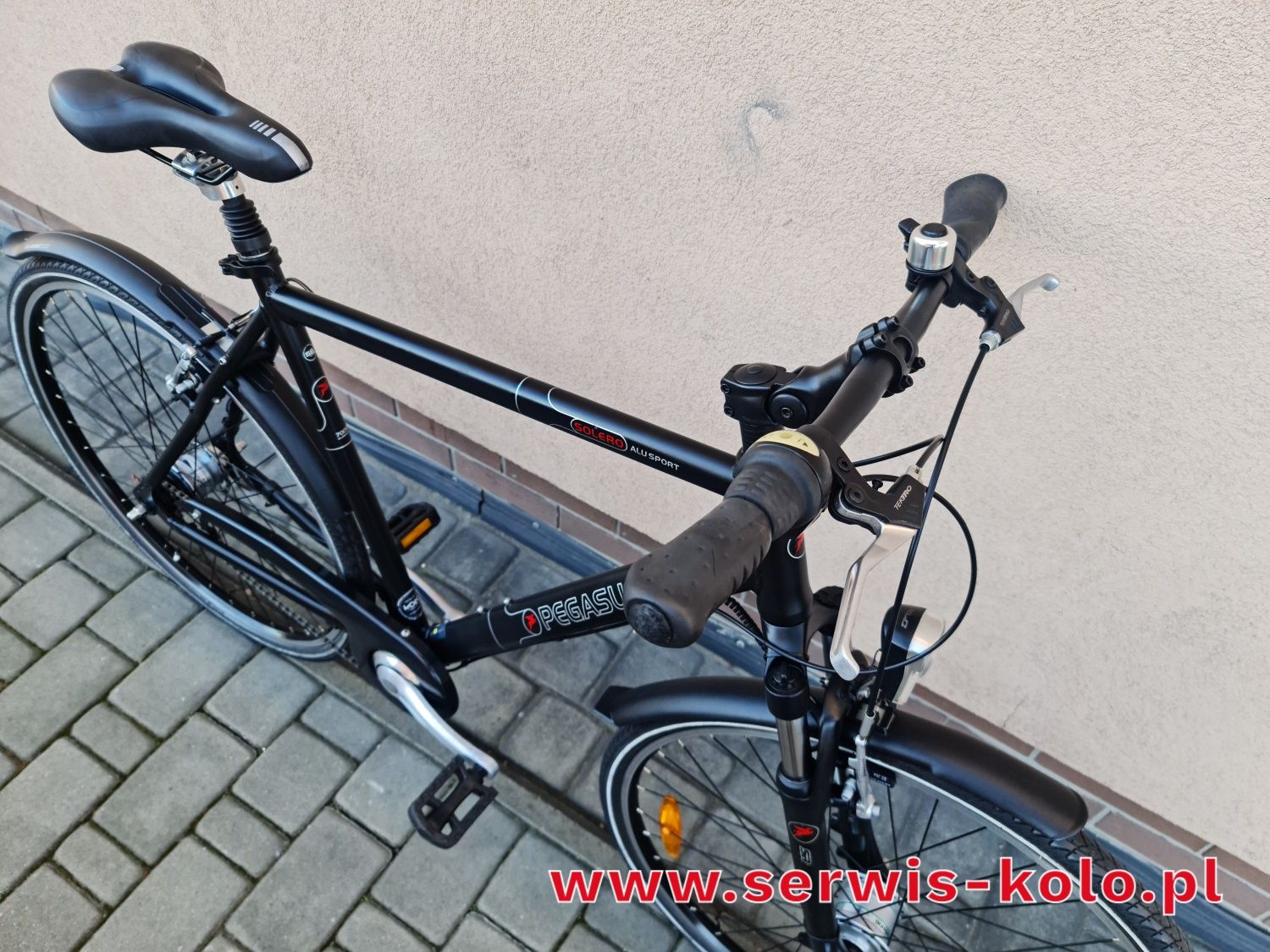 Rower męski miejski CROSSOWY PEGASUS koła 28 SHIMANO NEXUS aluminium
