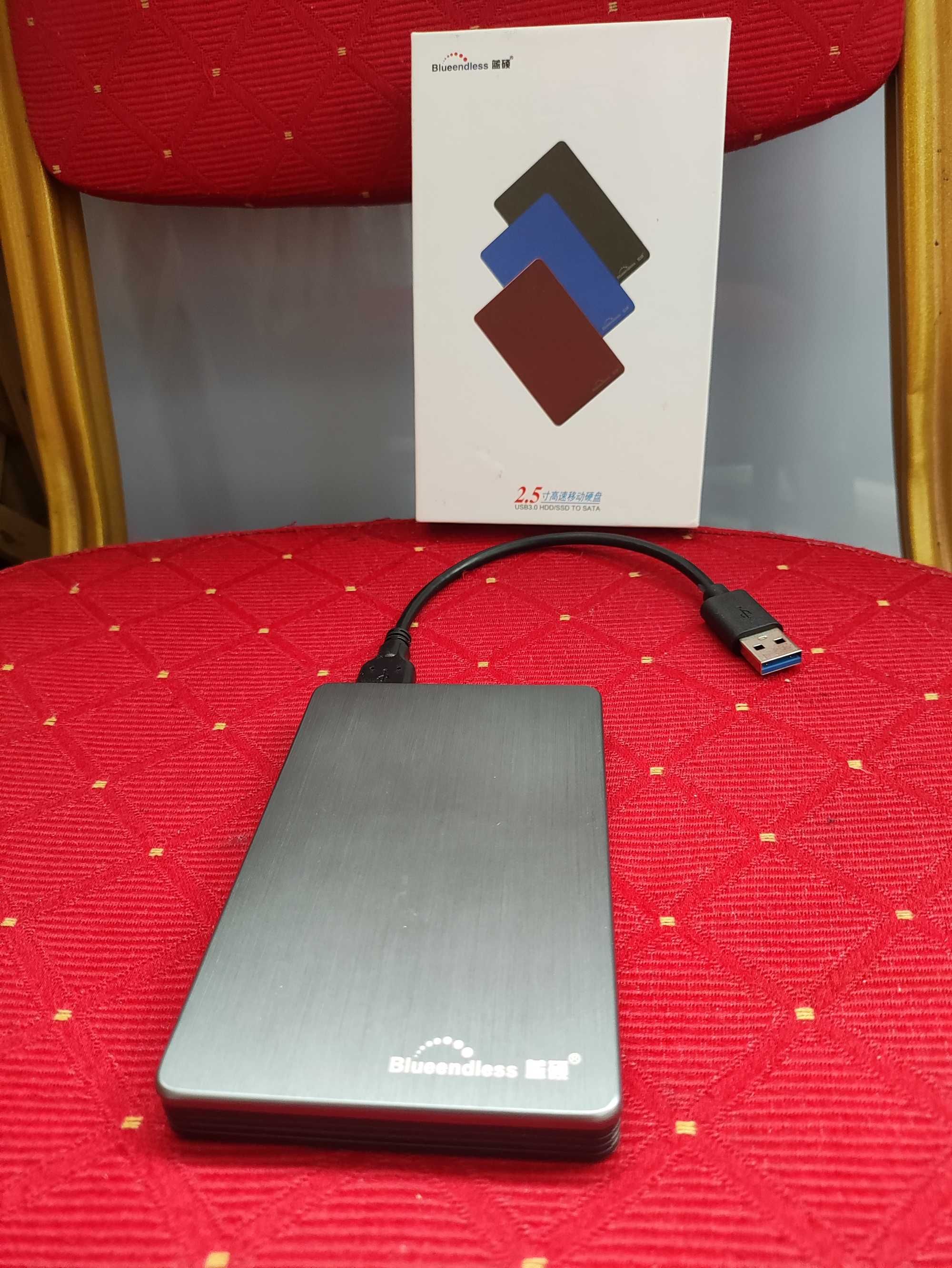 DYSK Przenośny Zewnętrzny HDD 2,5 cala 500GB do Komputera PC Laptopa