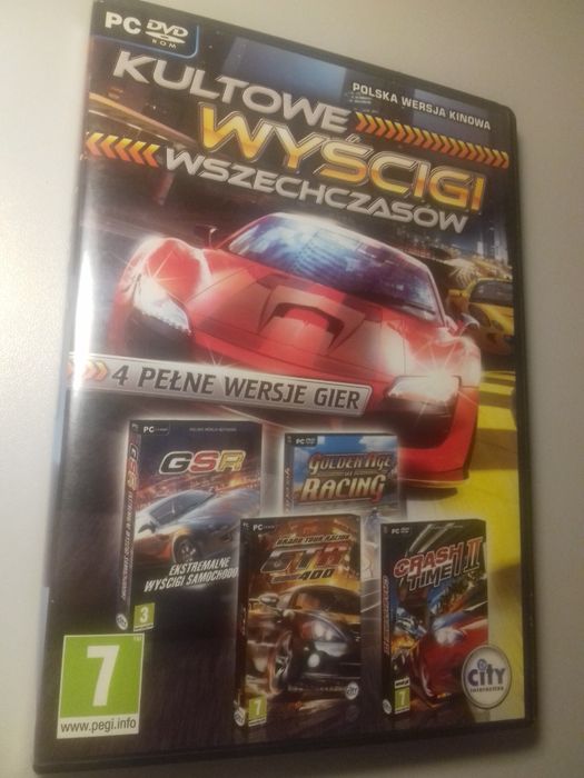 Gry PC "kultowe wyścigi wszechczasów" Crash time, GTR-400, GSR