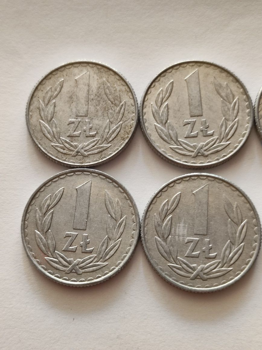 Zestaw dziesięciu monet 1zł 1988 rok stan II