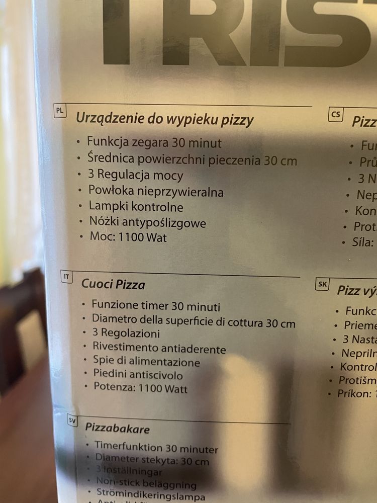 Urządzenie do wypieku pizzy NOWE