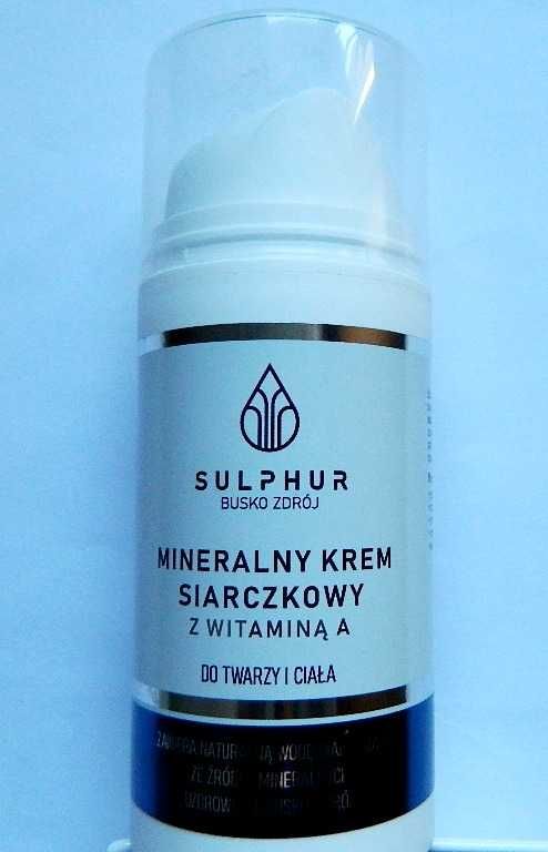 Mineralny krem siarczkowy z witaminą A 100ml Sulphur