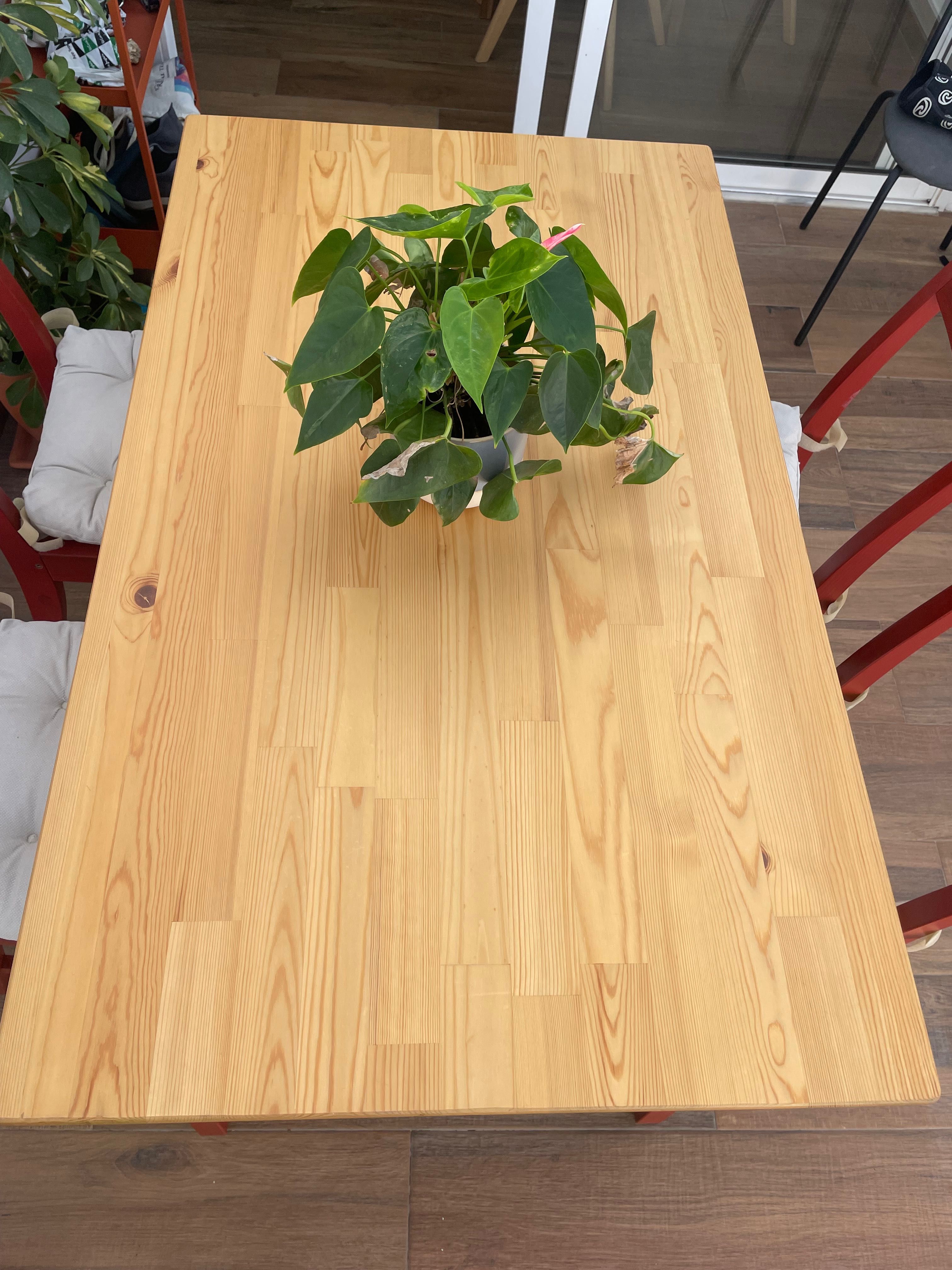 Conjunto IKEA PINNTORP mesa e 4 cadeiras