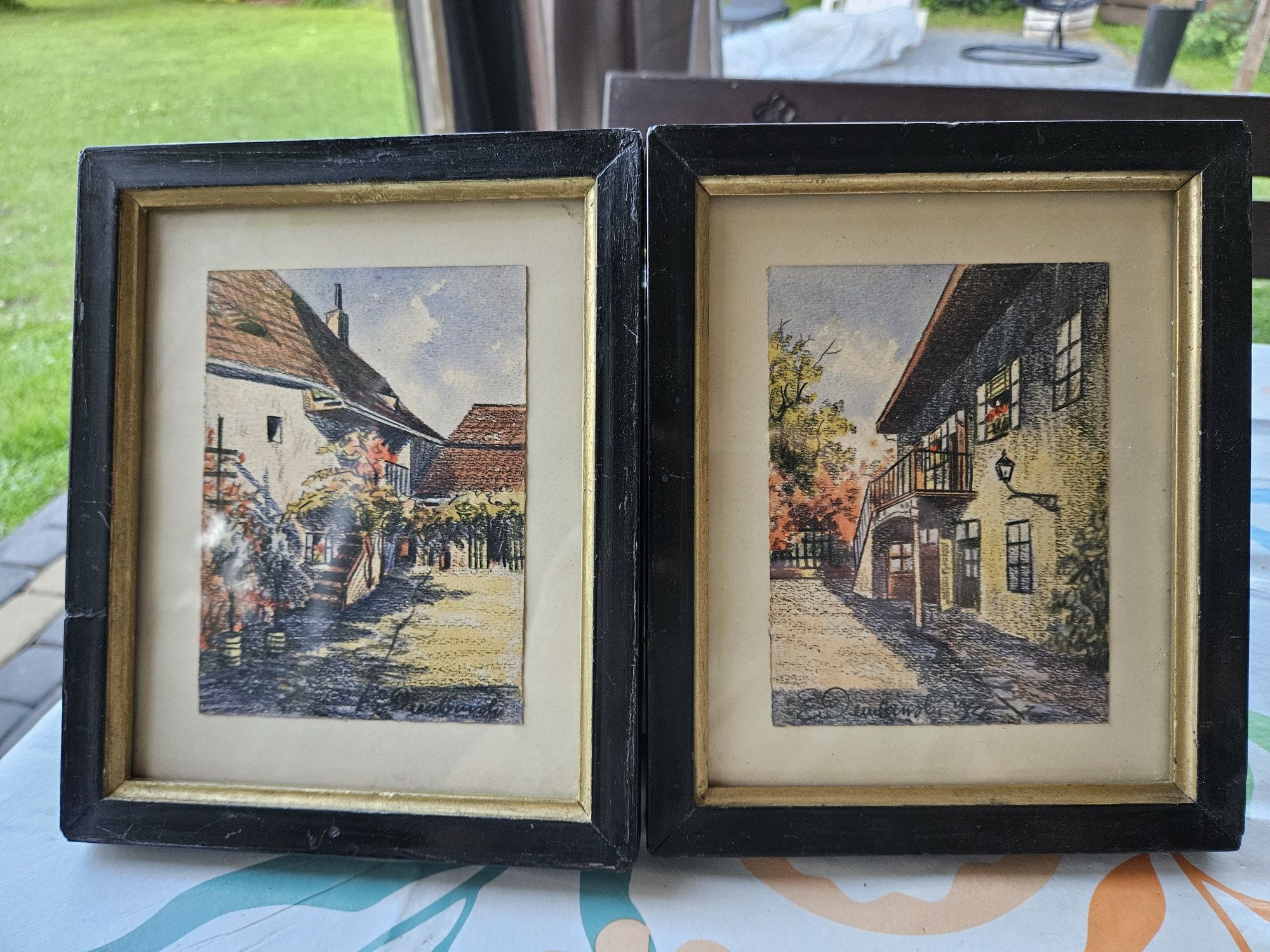 Zestaw obrazów E. Von Dembinski