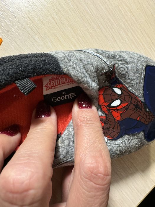 Тапки домашні spider man