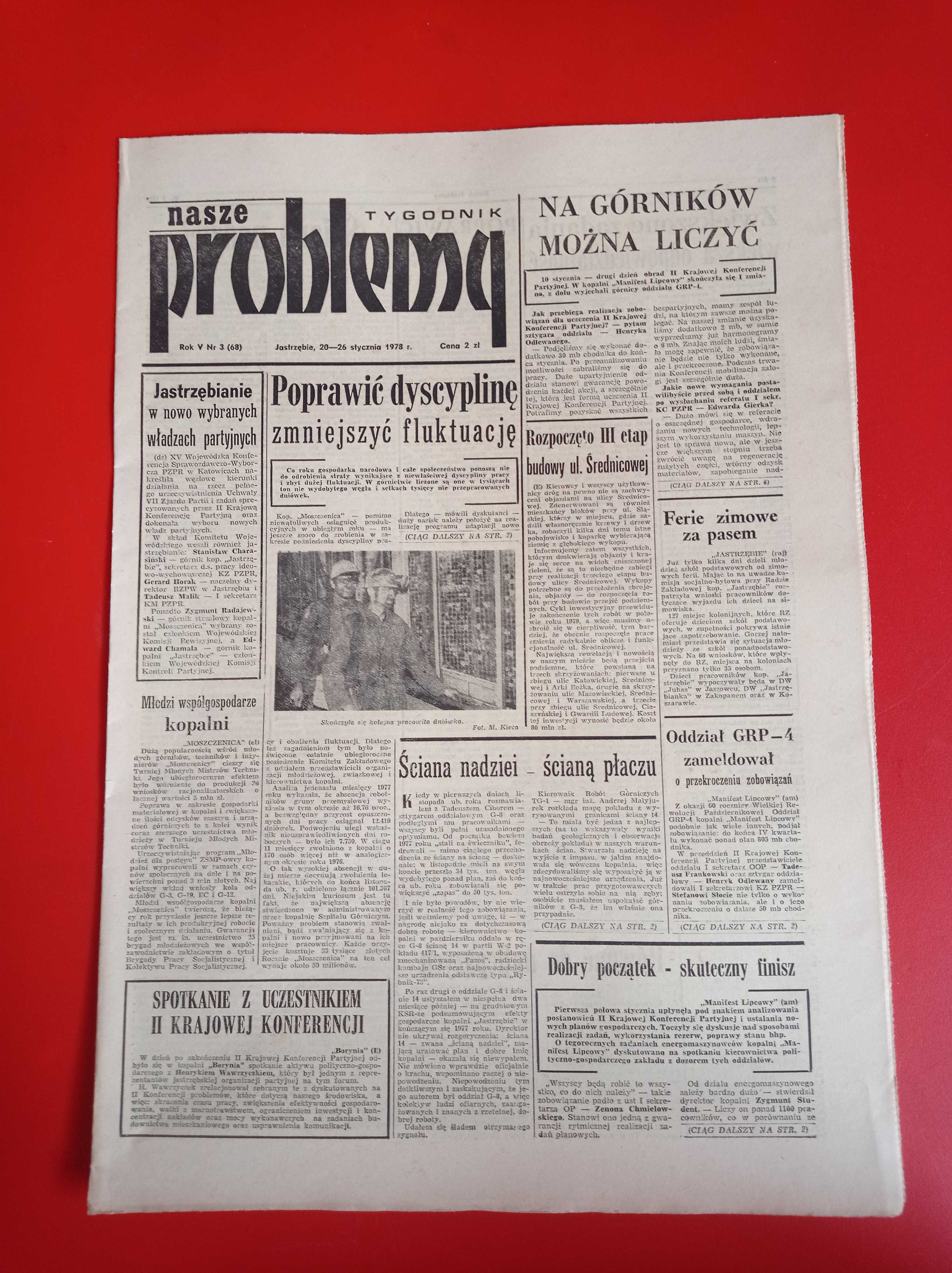 Nasze problemy, Jastrzębie, nr 3, 20-26 stycznia 1978