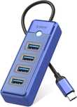 ORICO Hub USB C, 4 porty USB 3.0, rozdzielacz USB