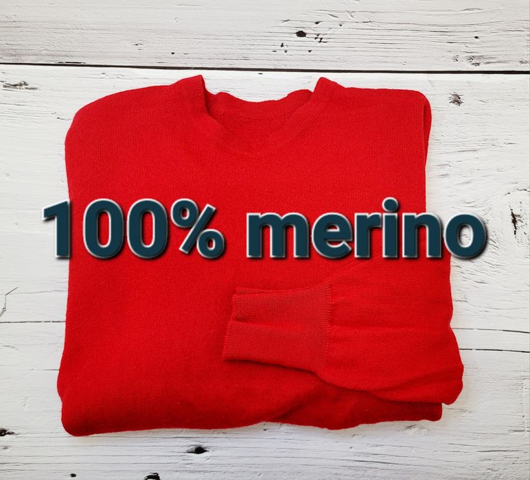 Sweterek 100% merino S