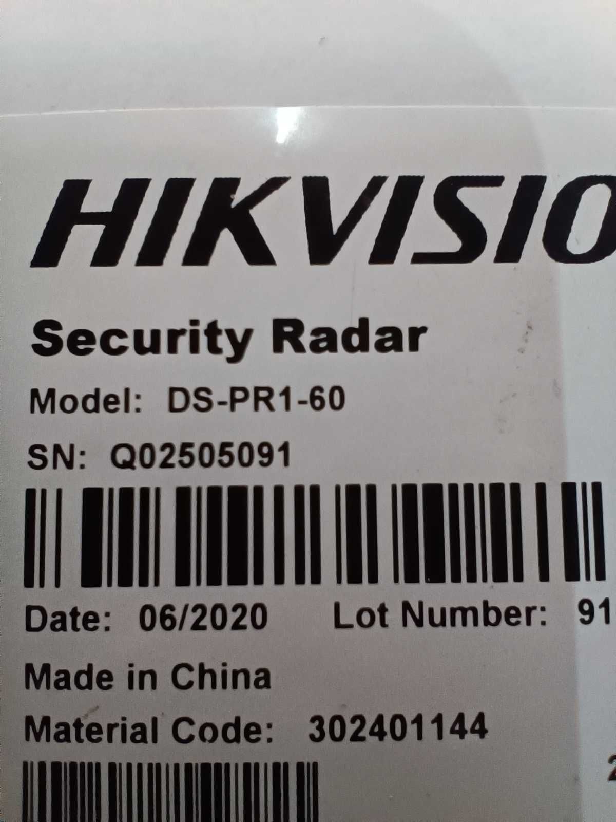 Radar HIKVISION DS PR1 60 NOWY!!! tanio Możliwy montaż  !!!