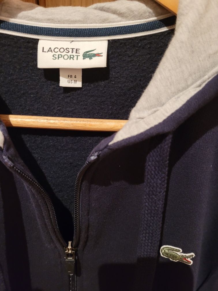 Bluza Lacoste z kapturem rozsuwana rozmiar M