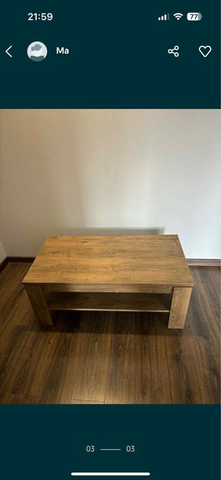 Ława, stolik  kawowy venge