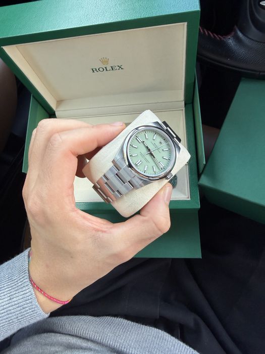 ROLEX OYSTER PERPETUAL “GREEN PISTACHIO”