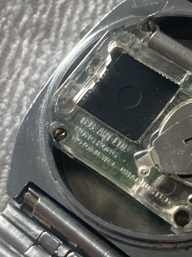 Prestinox Time Computer LCD Quartz Led zegarek elektroniczny prl