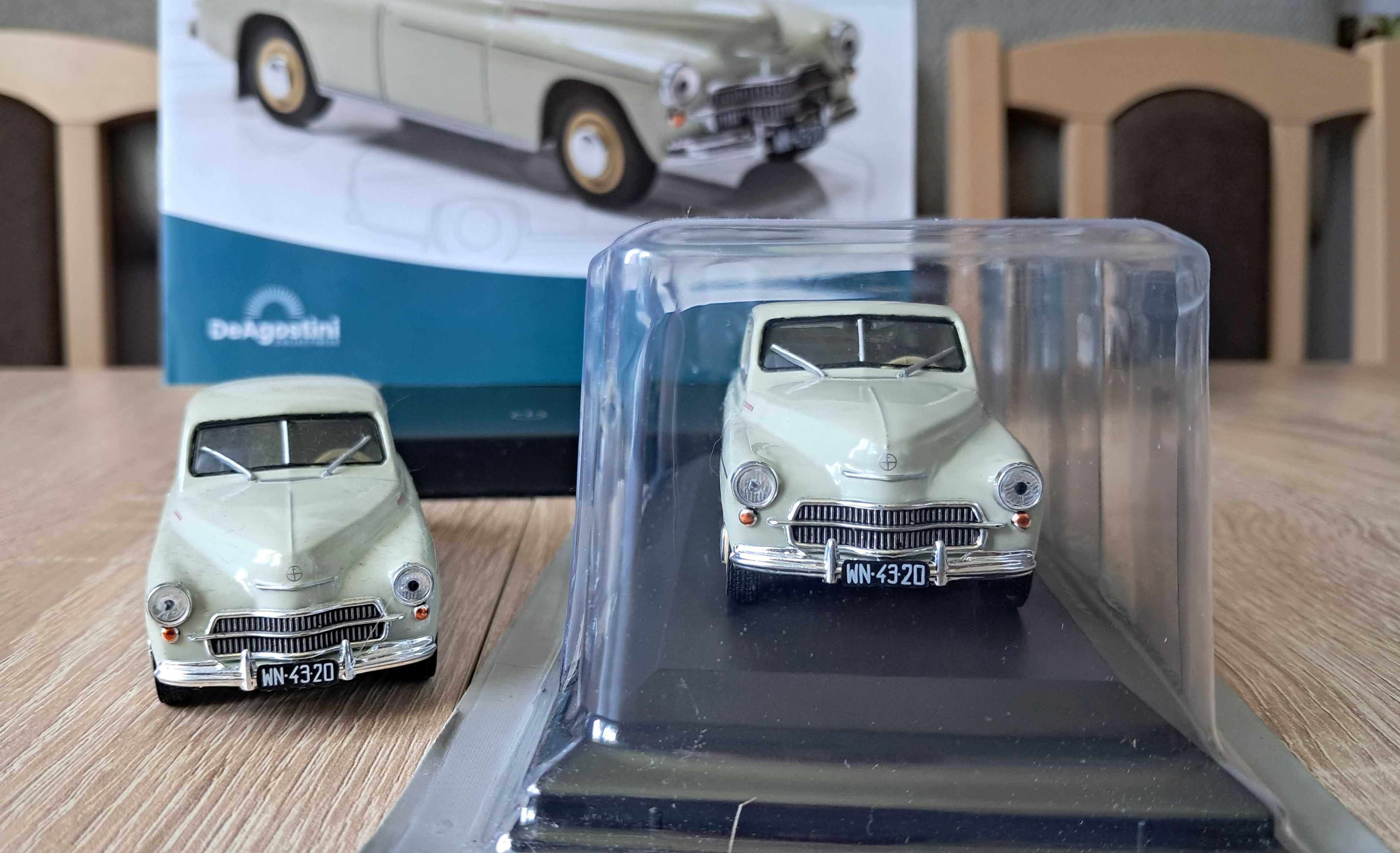 Legendy FSO Warszawa M-20 - nowy, gazetka. 1:43