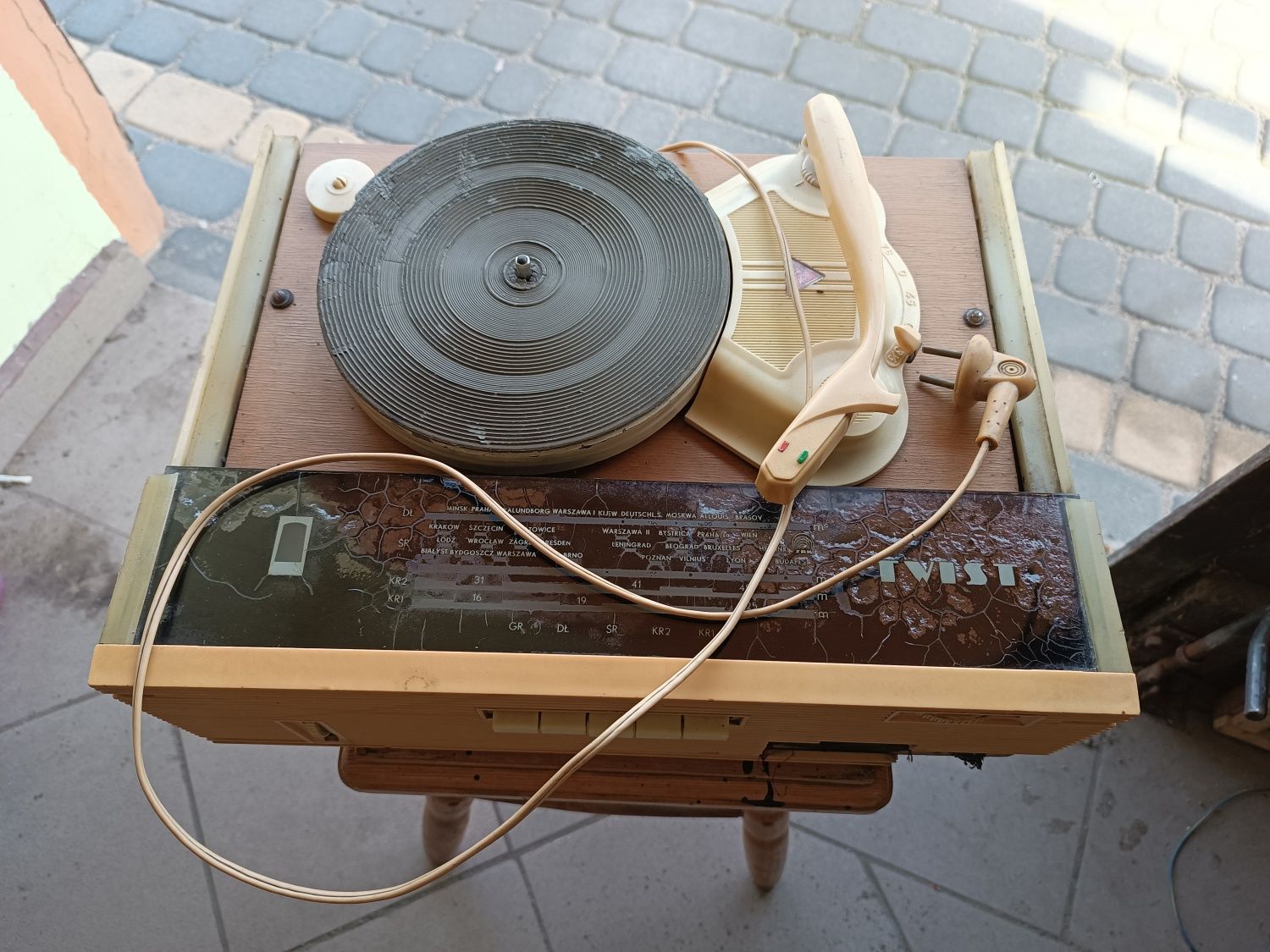 Stare PRL Radio - Gramofon Twist - 1962r