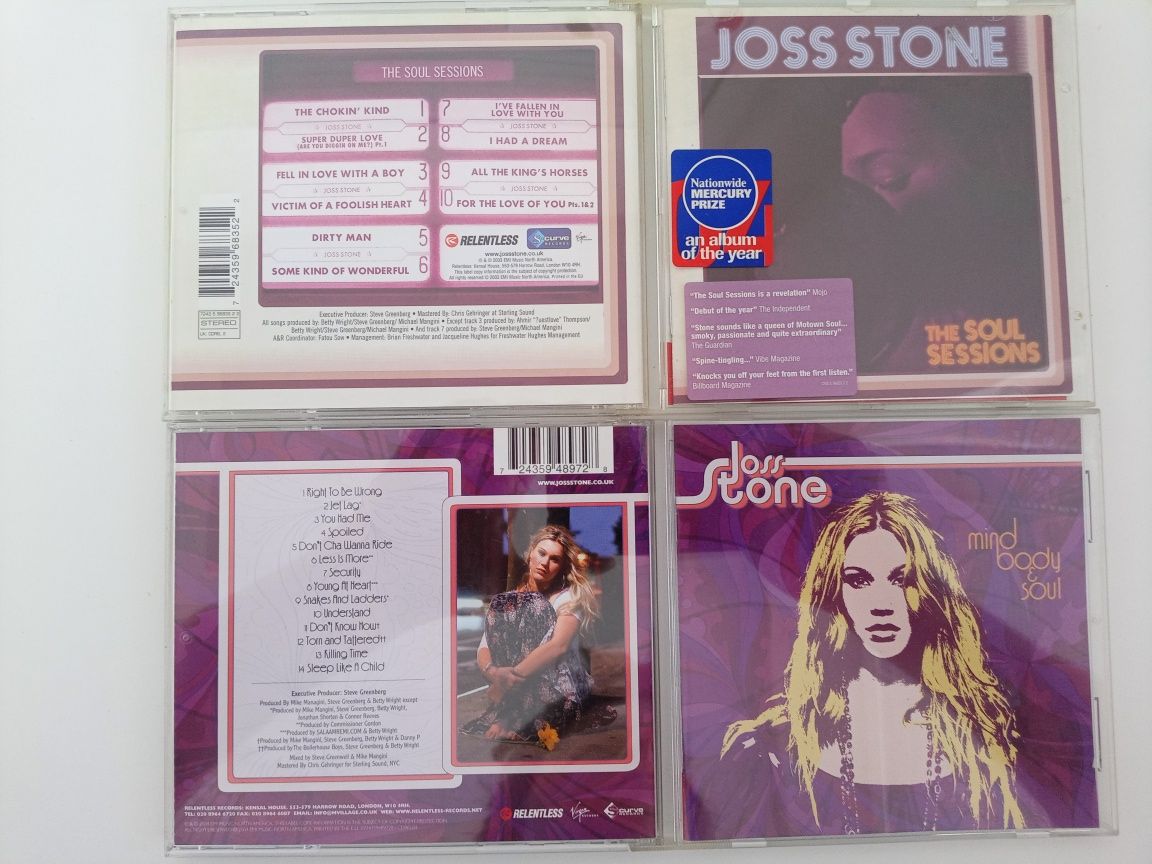 Joss Stone zestaw 2 CD Mind Body Soul Sessions UK