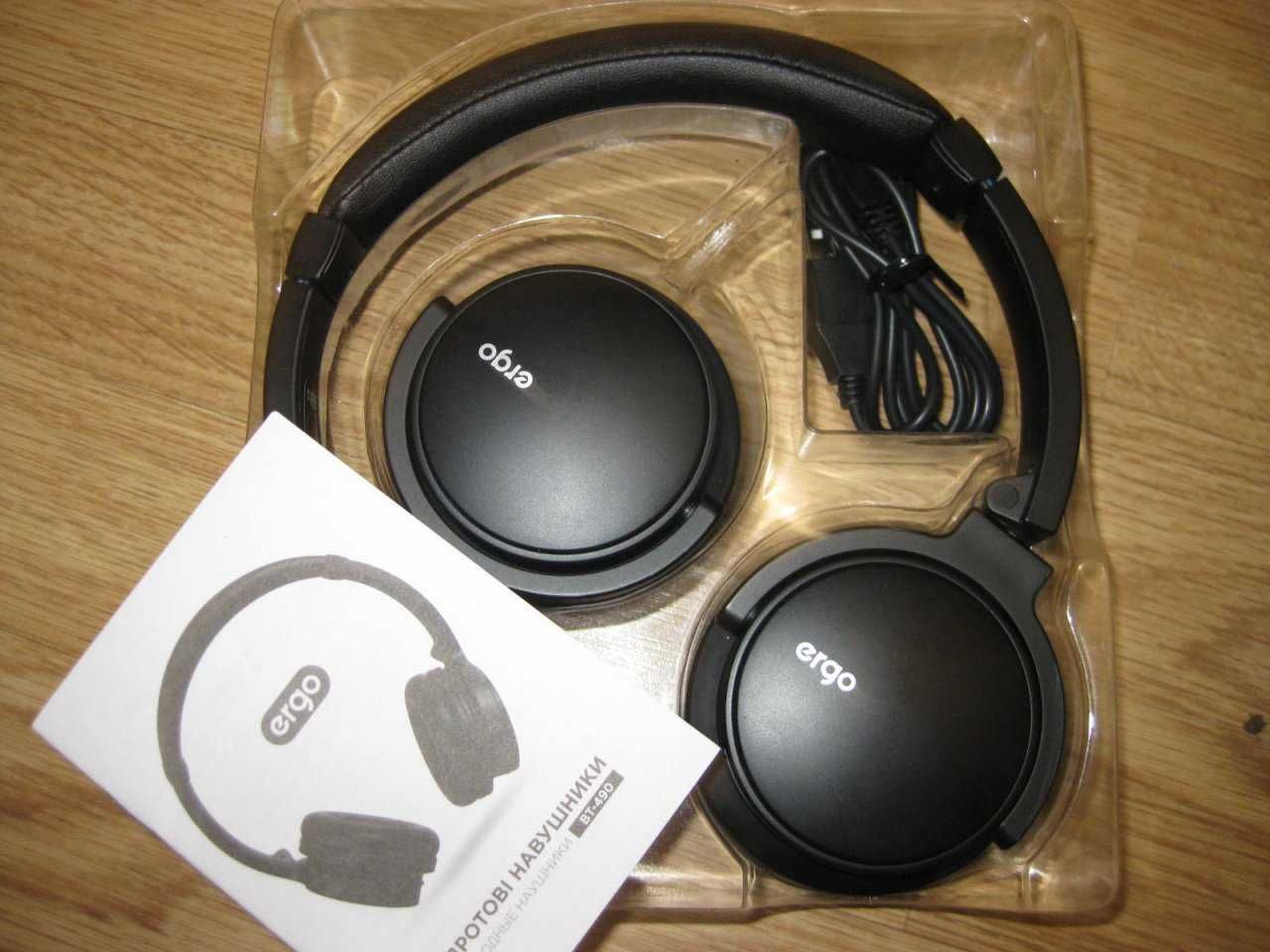 Наушники Bluetooth-гарнитура Ergo BT-490 Black