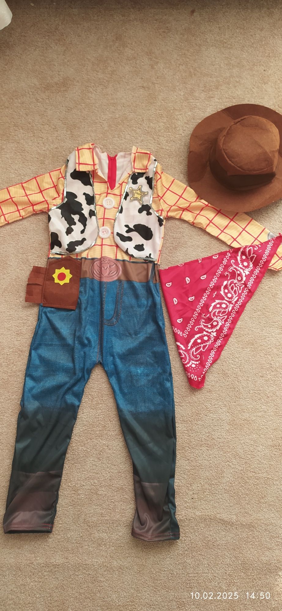 Toy story, chudy, Andy, strój chudego ,kowboj, bal karnawałowy