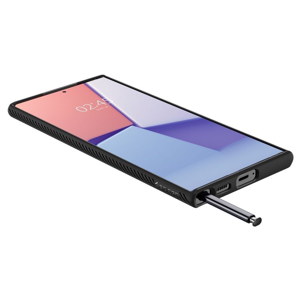 Etui Braders Spigen Liquid Air Do Galaxy S22 Ultra Matte Black