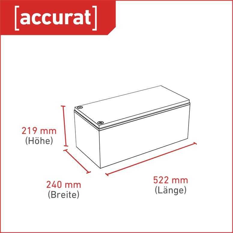 Гелевий аккумулятор Accurat Traction T230 GEL 12V 230Ah