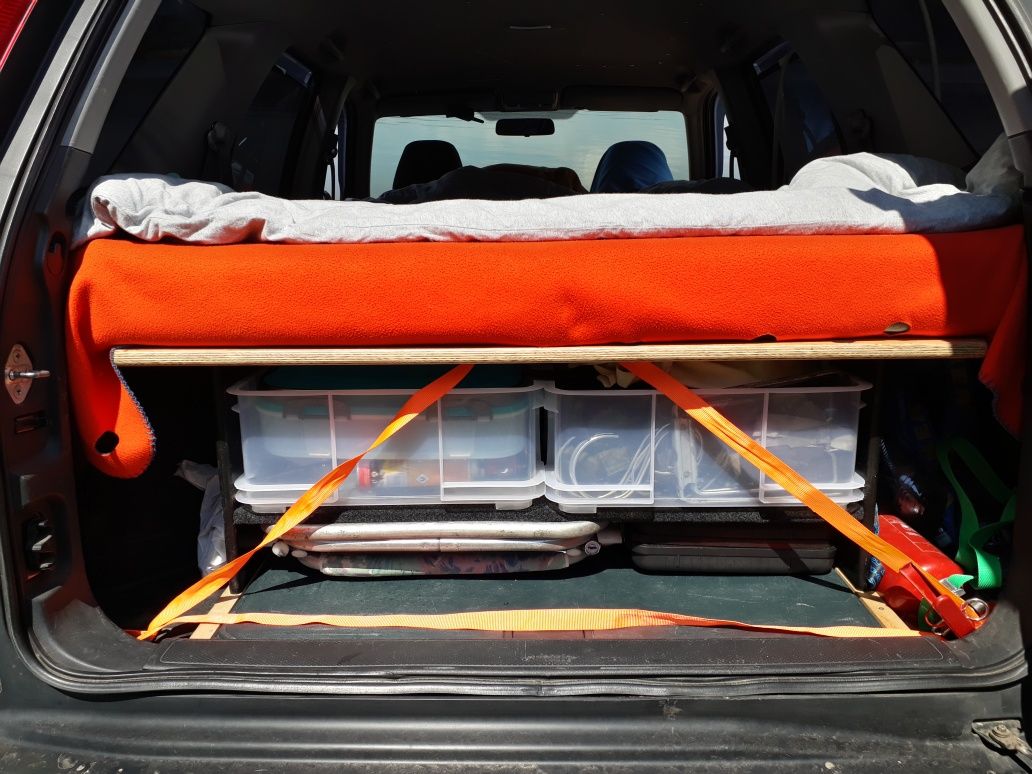 Zabudowa do spania, rozkładana, camperbox, do auta, suv, diy
