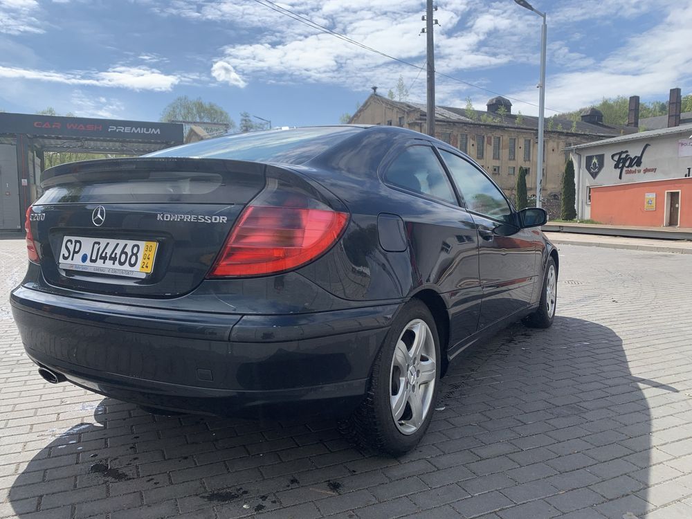 Mercedes C200 Coupe W203, Kompressor, 163 KM